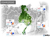 2024年02月26日の兵庫県の実況天気