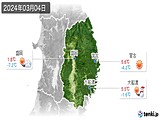 実況天気(2024年03月04日)