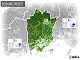 2024年03月06日の岡山県の実況天気