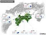 実況天気(2024年03月06日)