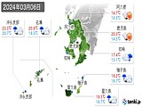 実況天気(2024年03月06日)