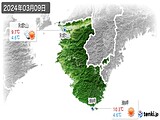2024年03月09日の和歌山県の実況天気
