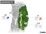 実況天気(2024年03月17日)