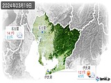 2024年03月19日の愛知県の実況天気