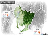 2024年03月22日の愛知県の実況天気