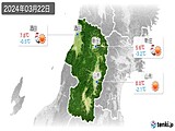 2024年03月22日の山形県の実況天気