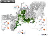 実況天気(2024年03月22日)