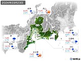 2024年03月23日の東海地方の実況天気