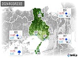 2024年03月23日の兵庫県の実況天気