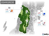2024年03月23日の山形県の実況天気