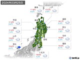 実況天気(2024年03月25日)