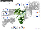 実況天気(2024年03月26日)