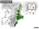 実況天気(2024年03月27日)