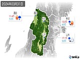 2024年03月31日の山形県の実況天気