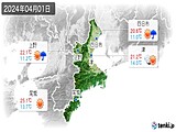 実況天気(2024年04月01日)