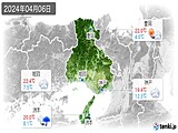 2024年04月06日の兵庫県の実況天気