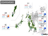 2024年04月06日の長崎県の実況天気