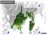 実況天気(2024年04月07日)