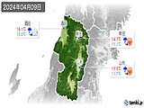 実況天気(2024年04月09日)