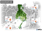 実況天気(2024年04月10日)