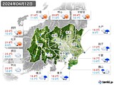 実況天気(2024年04月12日)