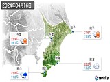 2024年04月16日の千葉県の実況天気