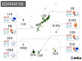 2024年04月16日の沖縄県の実況天気