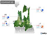 2024年04月19日の青森県の実況天気
