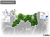 2024年04月22日の鳥取県の実況天気