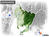 2024年04月30日の愛知県の実況天気