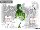 2024年05月05日の兵庫県の実況天気