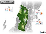 2024年05月05日の山形県の実況天気