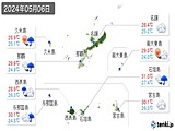 2024年05月06日の沖縄県の実況天気