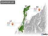 2024年05月10日の石川県の実況天気