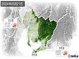 2024年05月21日の愛知県の実況天気
