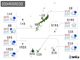 実況天気(2024年05月23日)