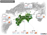 2024年05月24日の四国地方の実況天気
