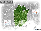 2024年05月24日の岡山県の実況天気