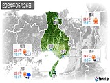 2024年05月26日の兵庫県の実況天気
