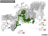 実況天気(2024年05月26日)