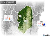 2024年06月08日の栃木県の実況天気