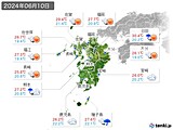 実況天気(2024年06月10日)