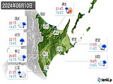 実況天気(2024年06月10日)