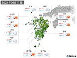 実況天気(2024年06月11日)