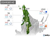 実況天気(2024年06月14日)