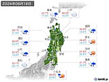 実況天気(2024年06月16日)