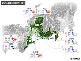 実況天気(2024年06月21日)