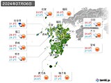 実況天気(2024年07月06日)