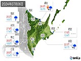 実況天気(2024年07月06日)