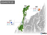 実況天気(2024年07月12日)